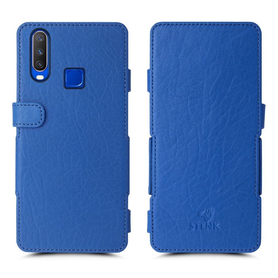 

Чехол книжка Stenk Prime для Vivo Y15 Ярко-синий