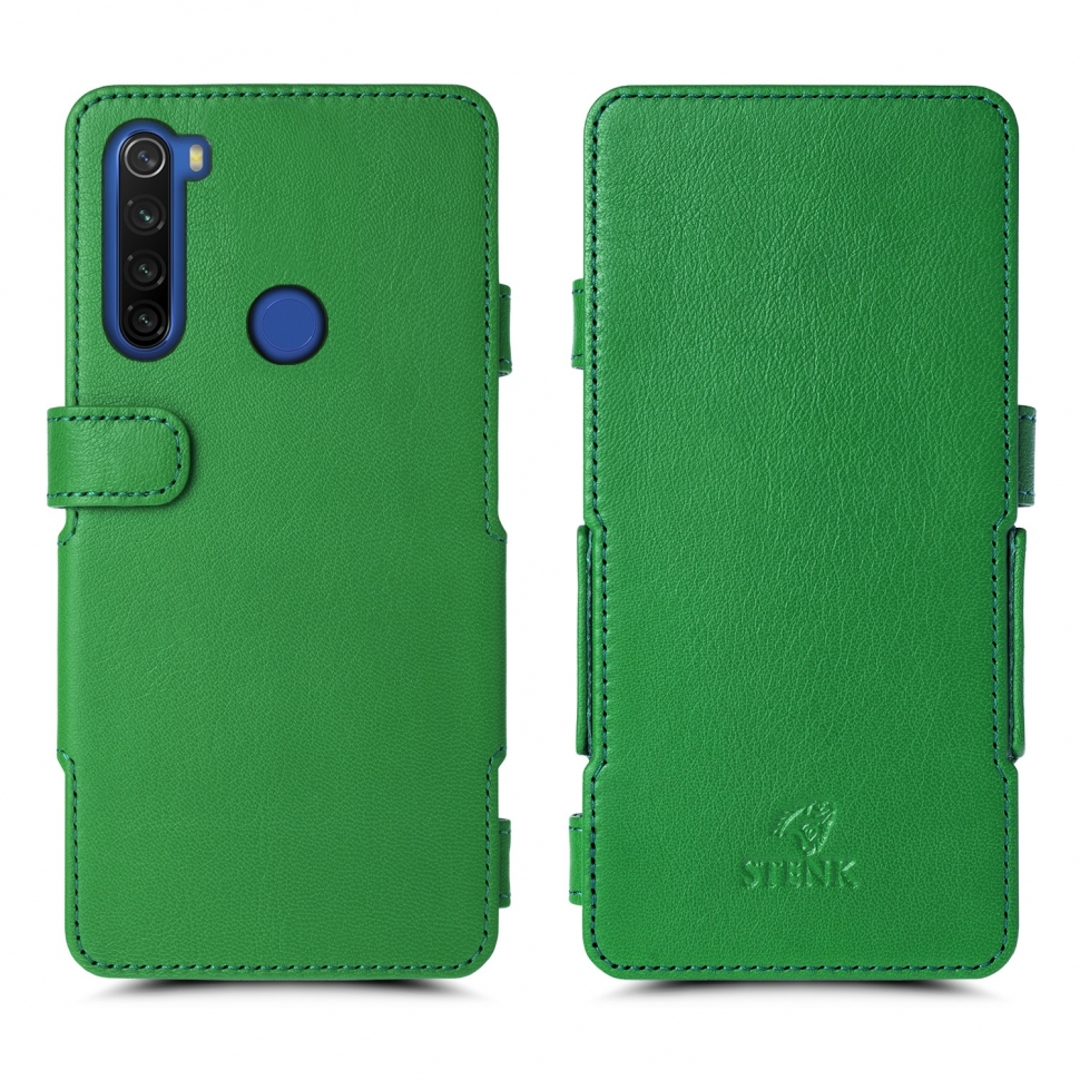 

Чехол книжка Stenk Prime для Xiaomi Redmi Note 8 Зелёный