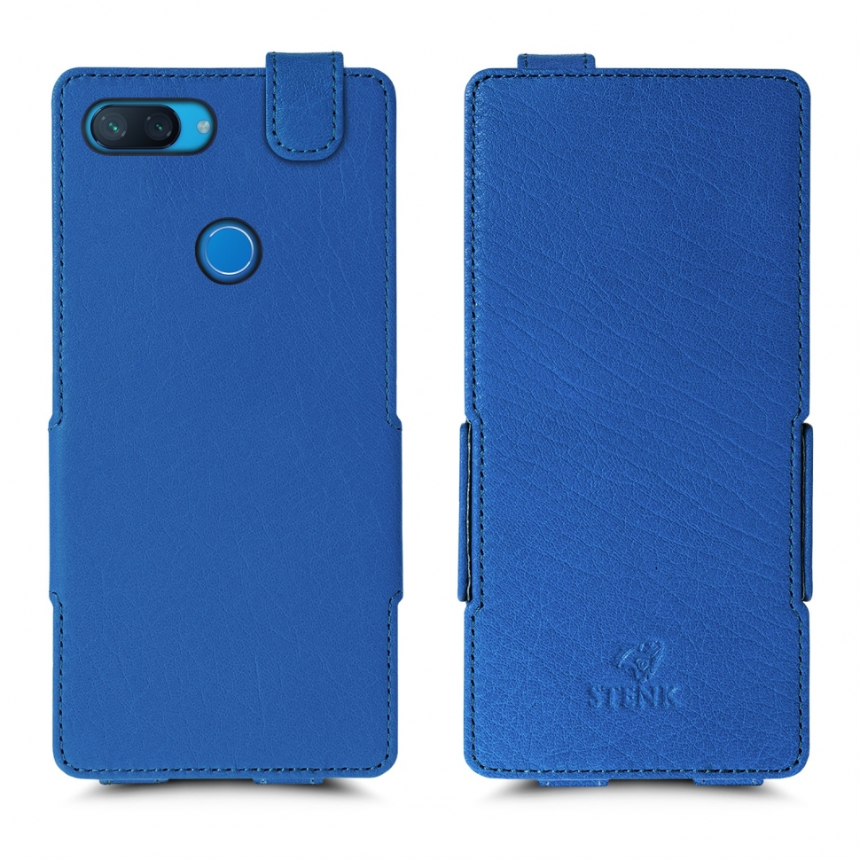 

Чехол флип Stenk Prime для Xiaomi Mi 8 Lite Ярко-синий