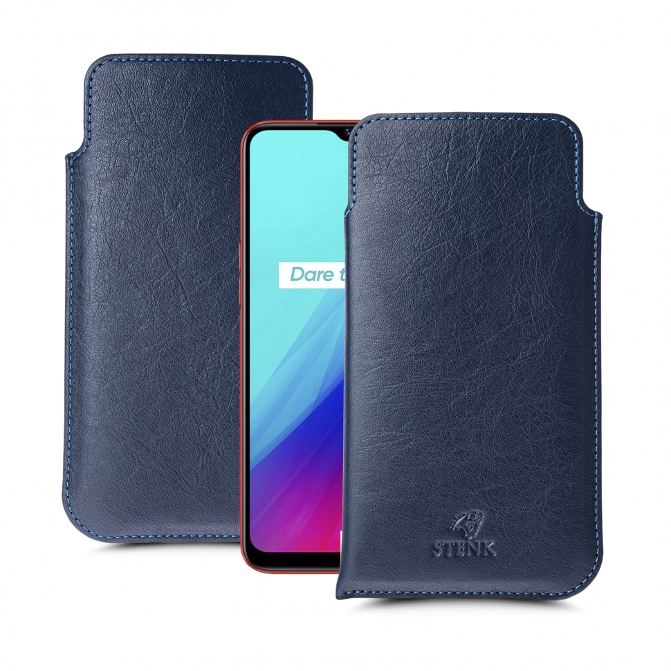 

Футляр Stenk Elegance для Realme C3 Синий