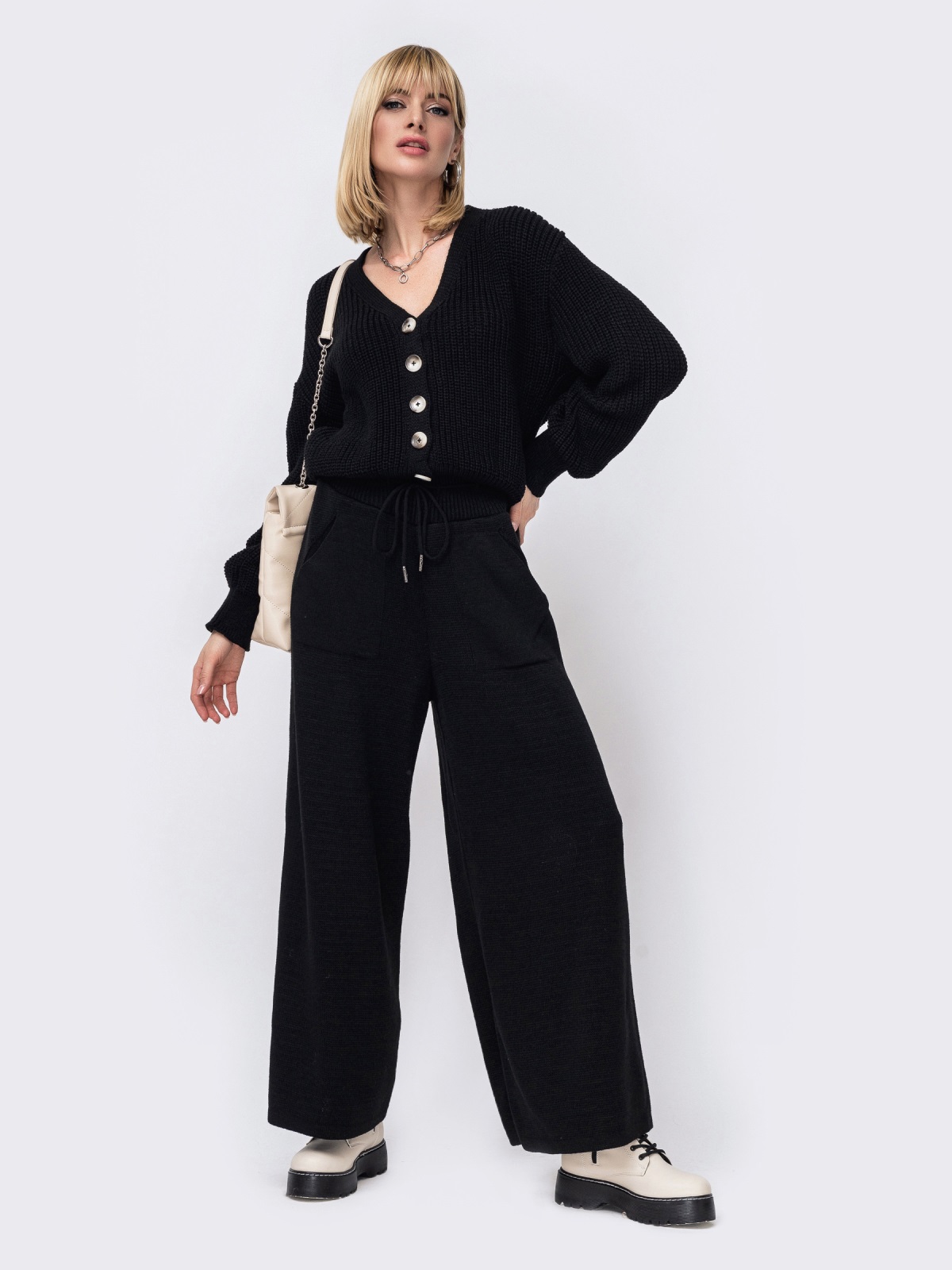 

Костюм (кардиган + брюки) Dressa 52953 46-50 Черный