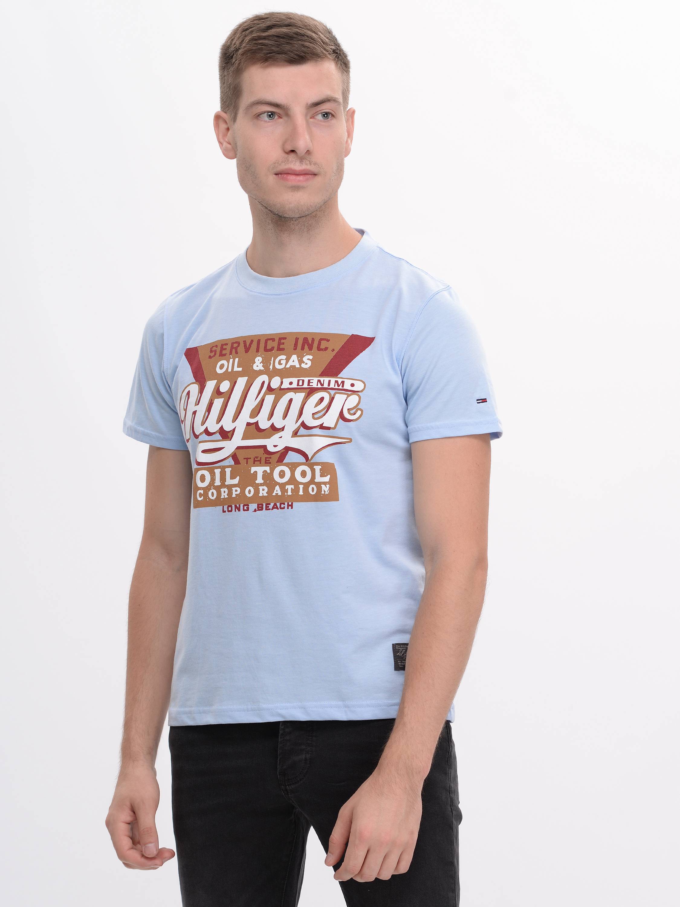 

Футболка Tommy Hilfiger 9138 L (48) Голубая