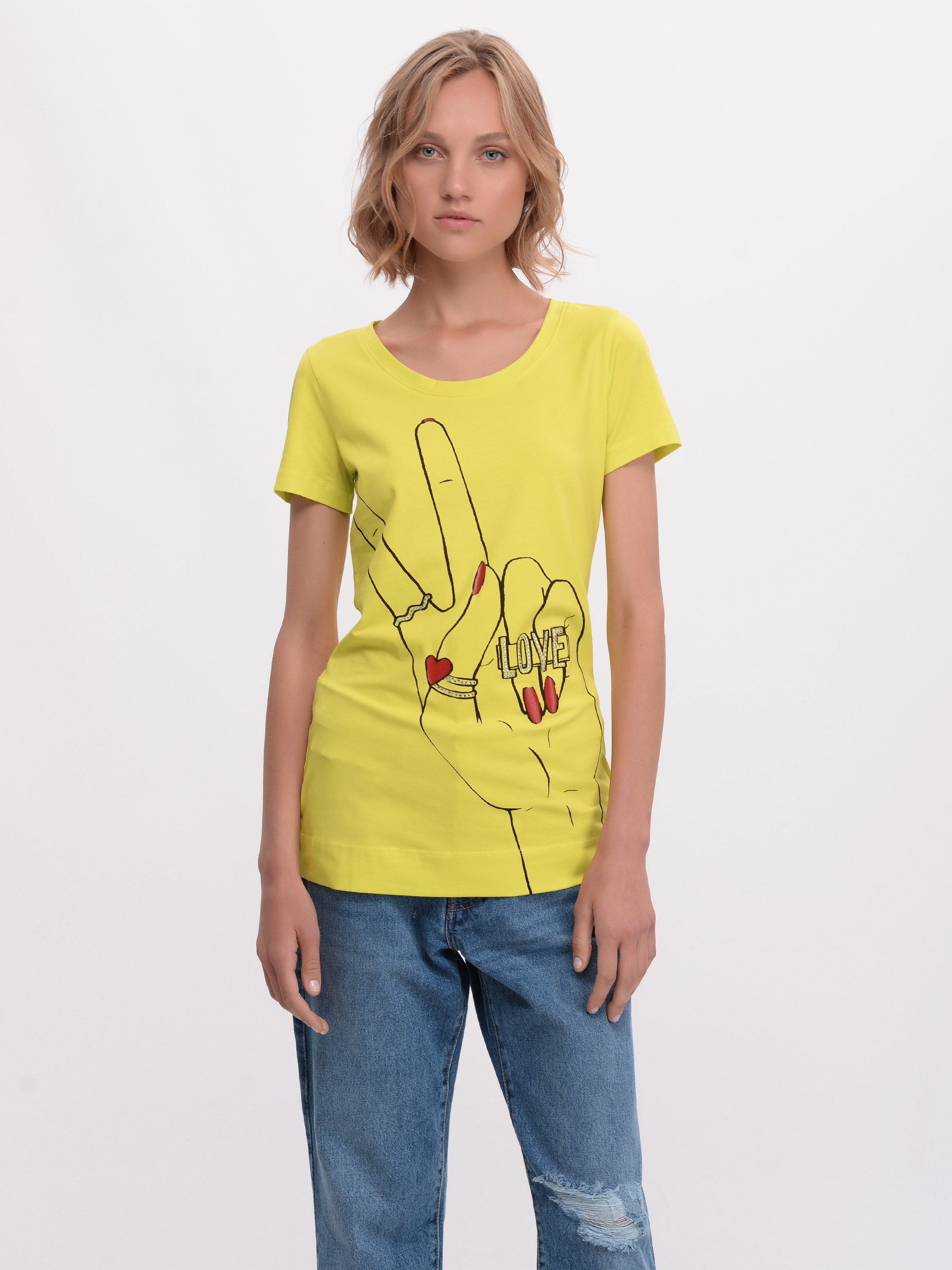 

Футболка Love Moschino 4821.6 34 (38) Лимонная