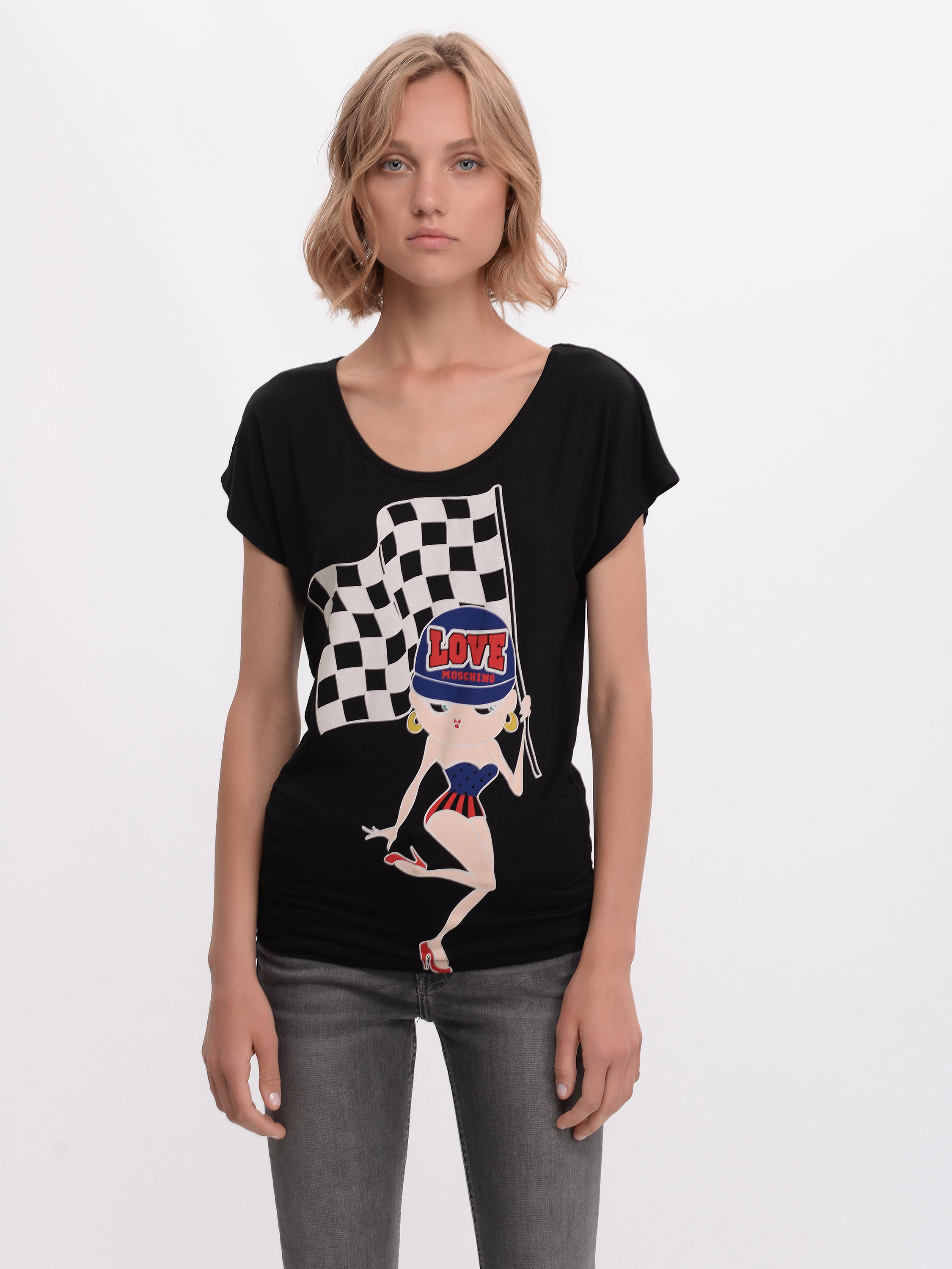 

Футболка Love Moschino 6142.1 40 (44) Черная