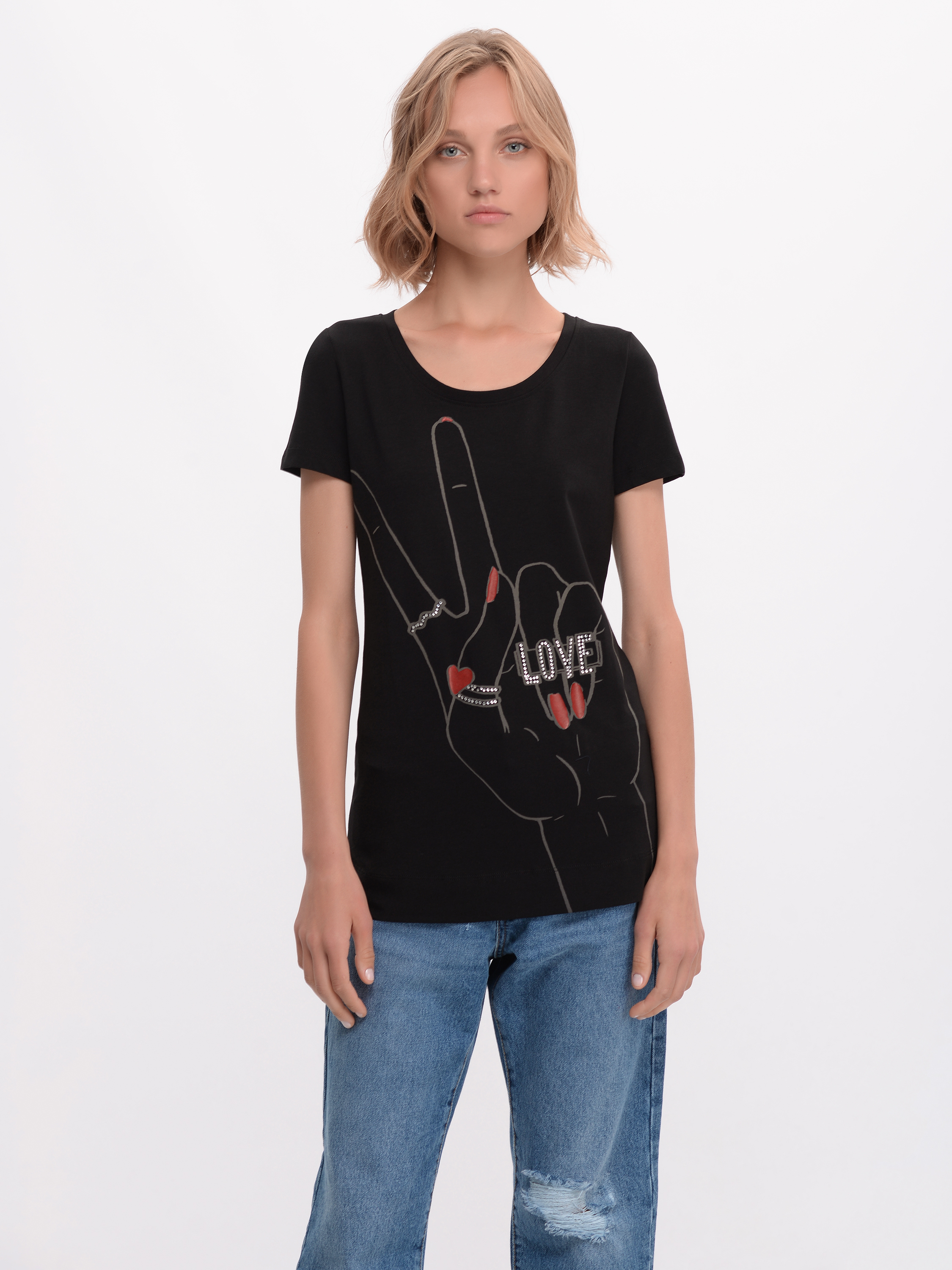 

Футболка Love Moschino 4821.1 34 (38) Черная