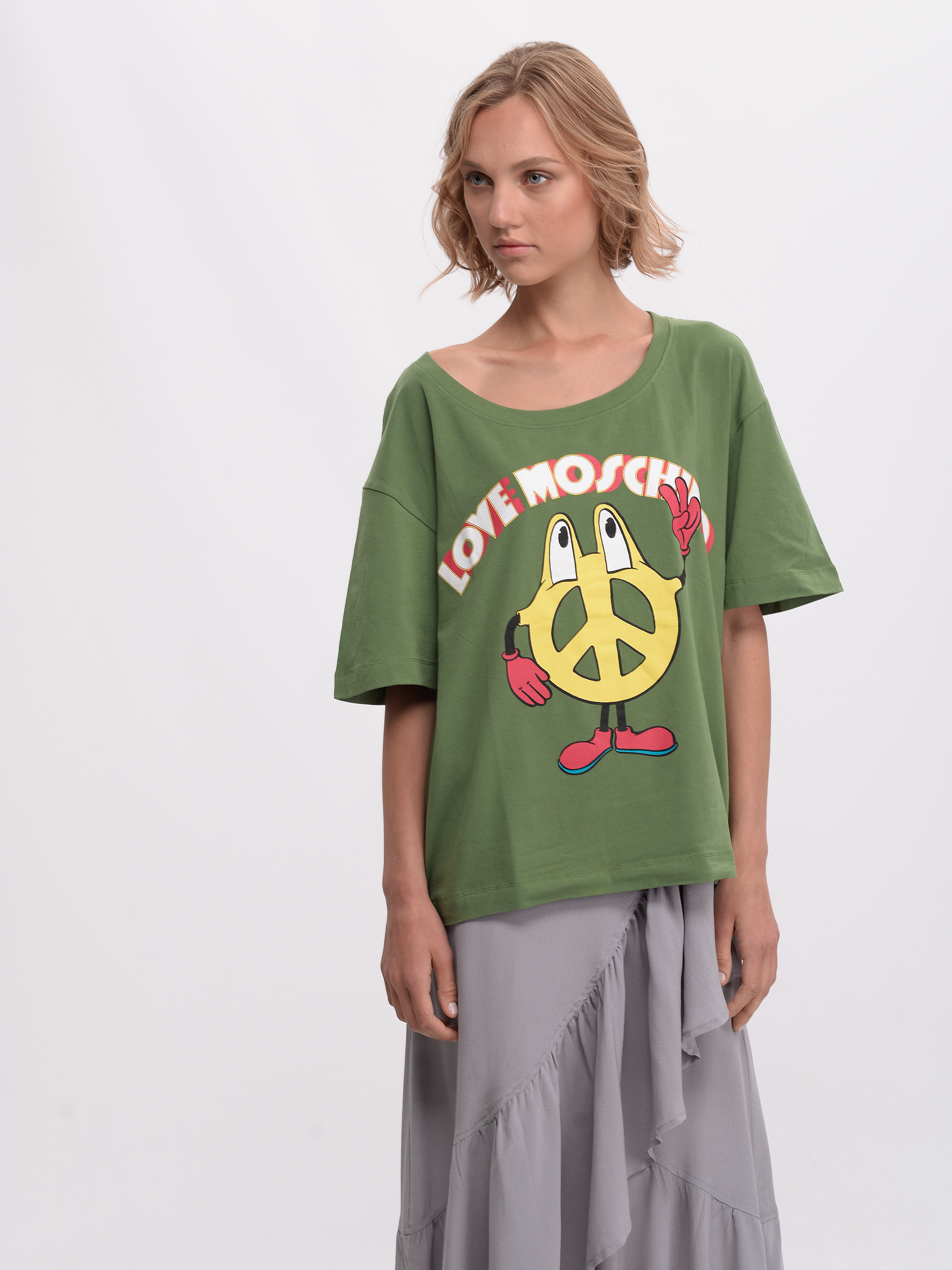 

Футболка Love Moschino 7355.4 42 () Зеленая, Футболка Love Moschino 7355.4 42 (L) Зеленая
