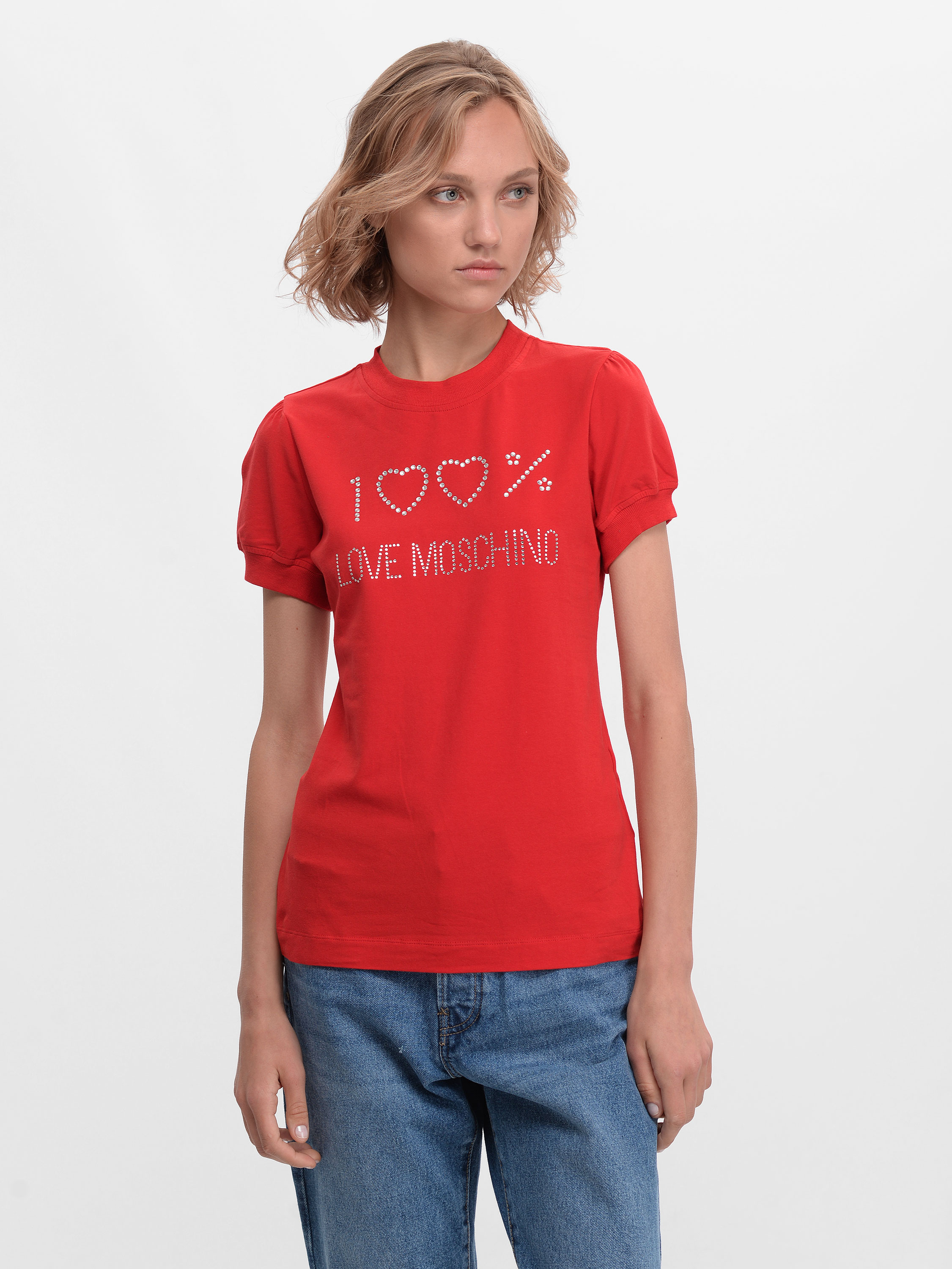 

Футболка Love Moschino 9653.3 42 (46) Красная
