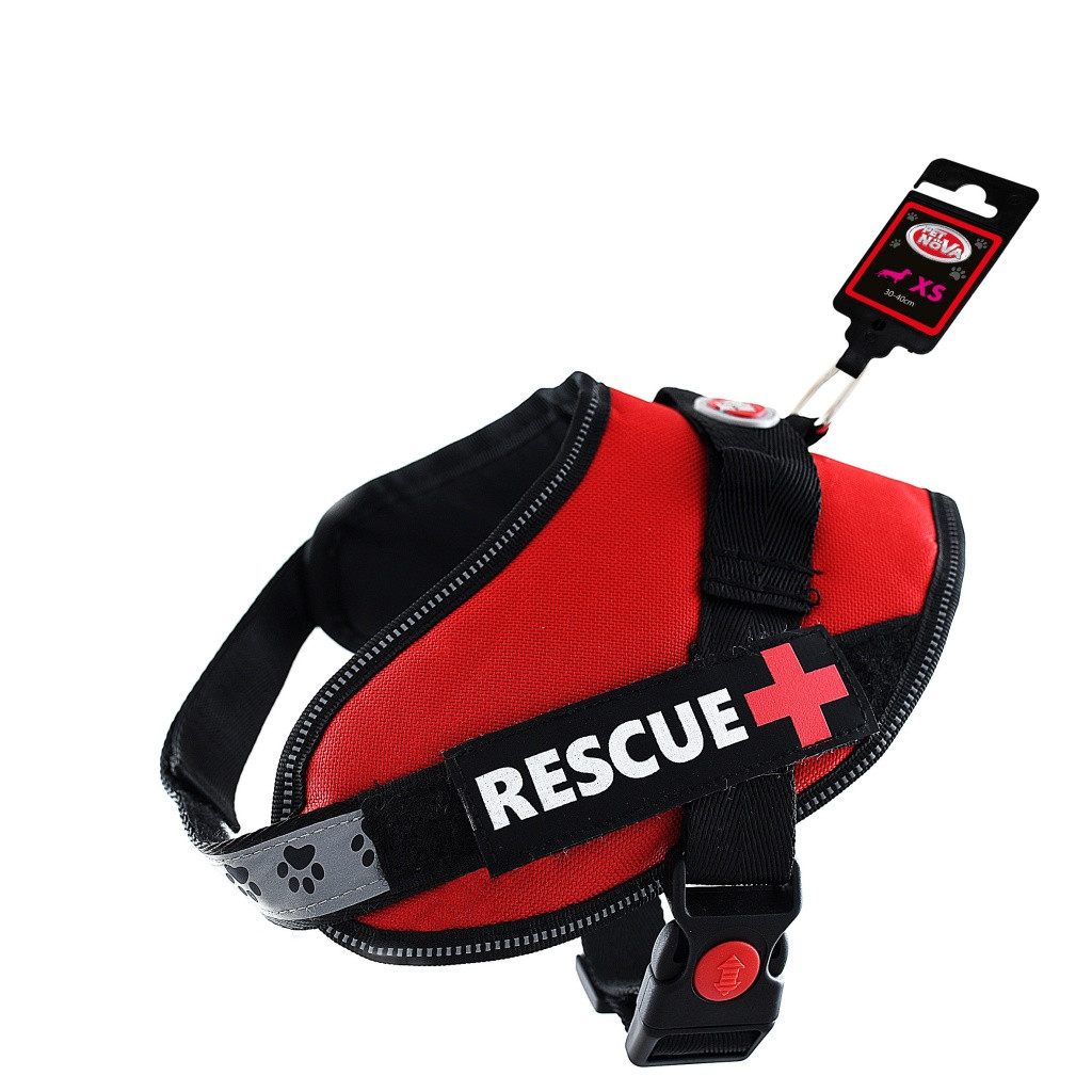 

Шлея усиленная Pet Nova Rescue+ XS 30-40 см Красная (HA-RESCUE-RE-XS)