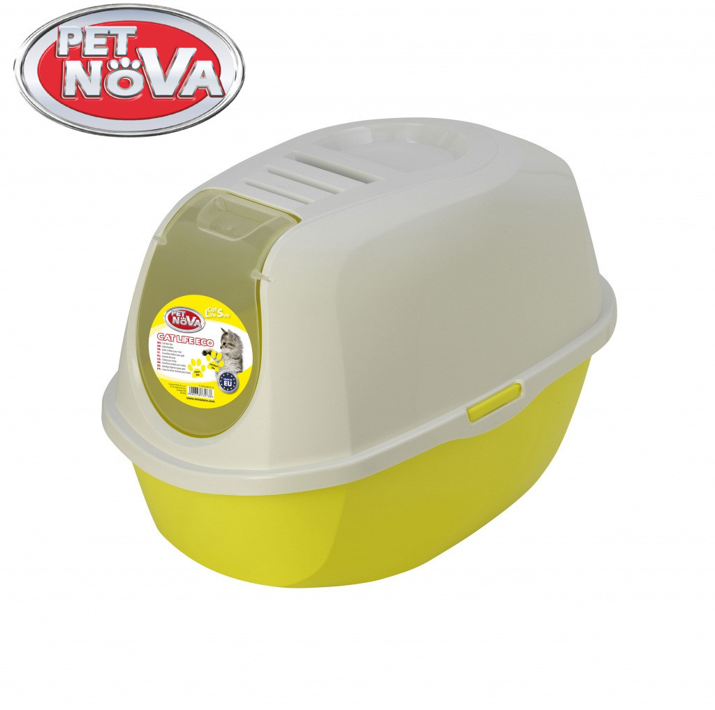 

Закрытый туалет для кошек Pet Nova CATLIFEECO-YL Желтый (P-CATLIFEECO-YL)