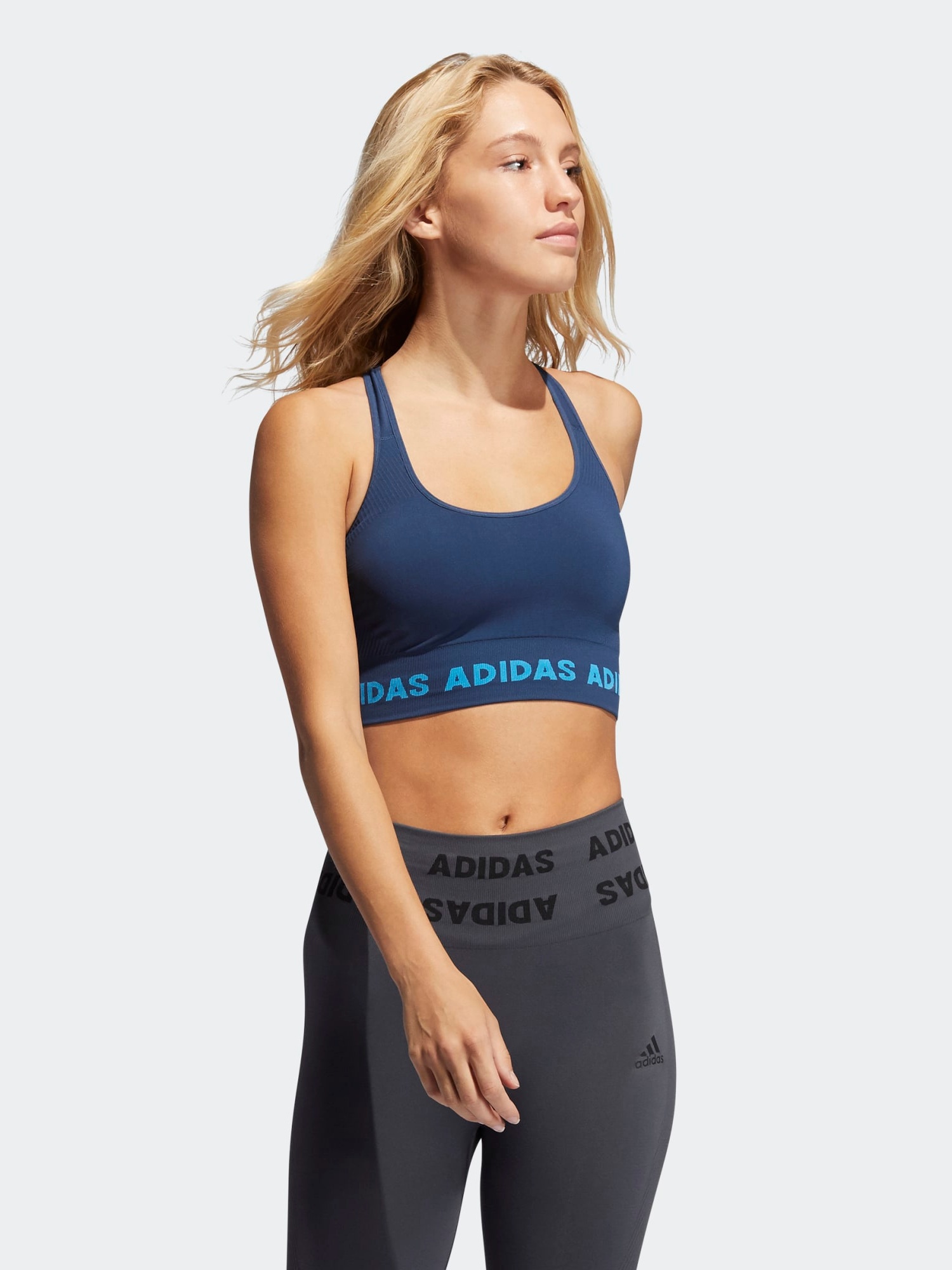 

Спортивный топ Adidas T Aeroknit Bra GM5159 XS Crew Navy