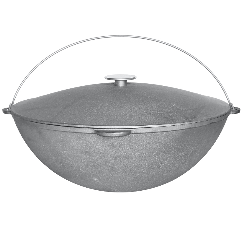 

Казан с дужкой и крышкой татарский Биол 12 л Серый 000067168