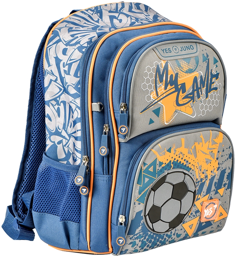 

Рюкзак школьный YES S-30 Juno мужской 0.65 кг 28x37x16 см 16.5 л Football (558005)