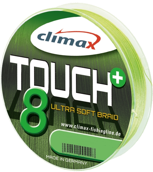 

Шнур Climax Touch 8 Plus Braid Chartreuse SB 135m 0.10mm 6.8kg (9363-10135-010)