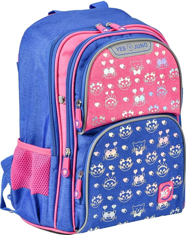 

Рюкзак школьный YES S-30 Juno женский 0.65 кг 28x37x16 см 16.5 л Meow (558010)