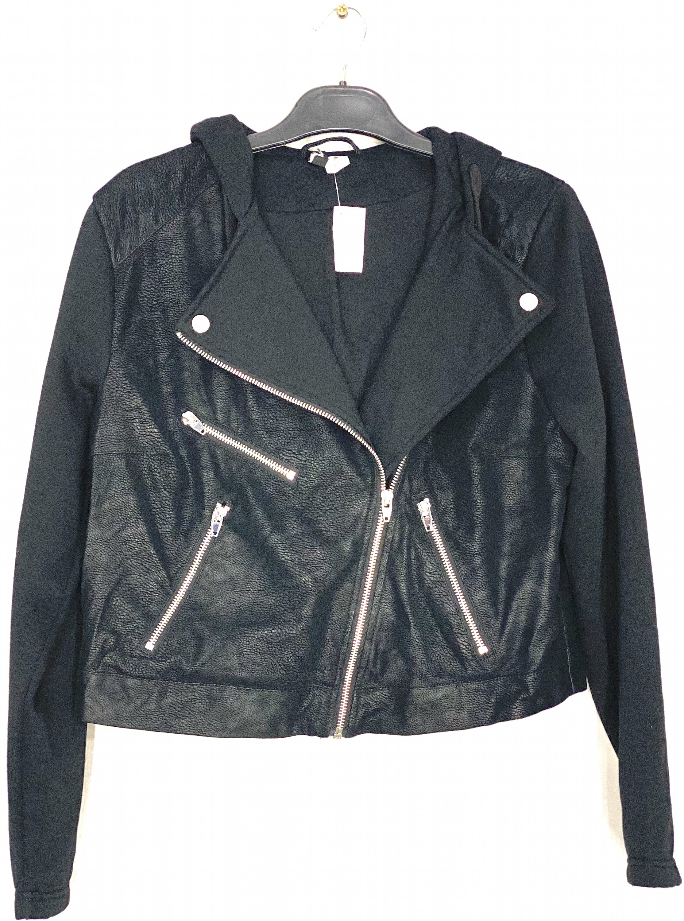 

Куртка из искусственной кожи H&M 060320357 44 Черная