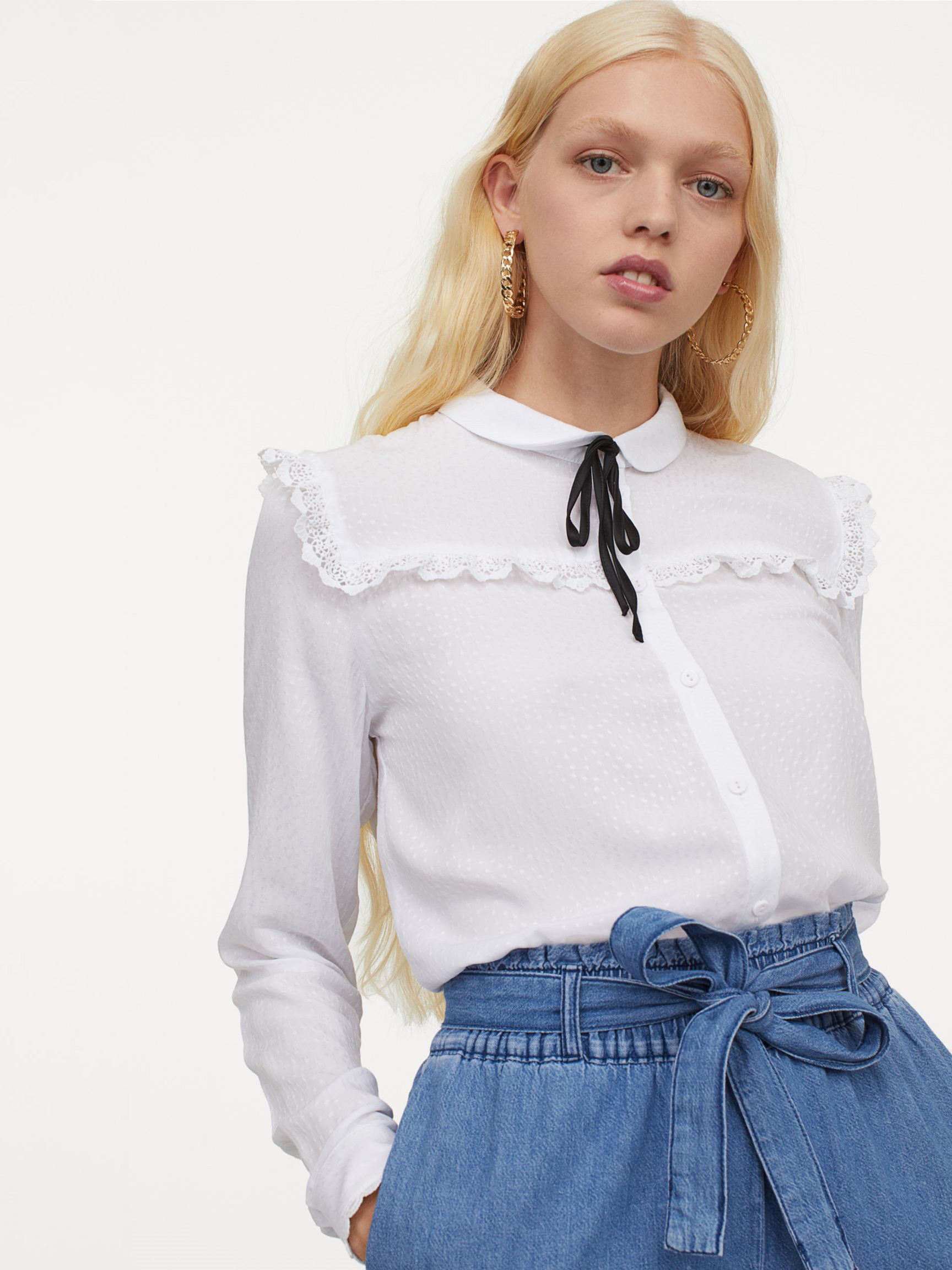 

Блузка H&M 060897189 40 Белая