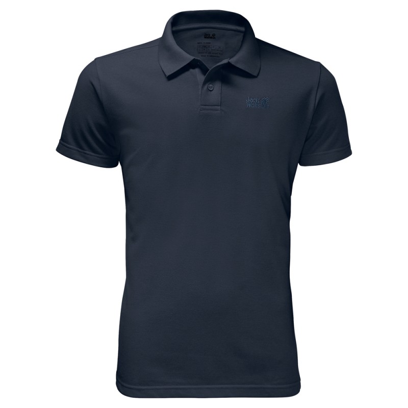 

Поло PIQUE POLO MEN Jack Wolfskin 1804652-1010 S Синий