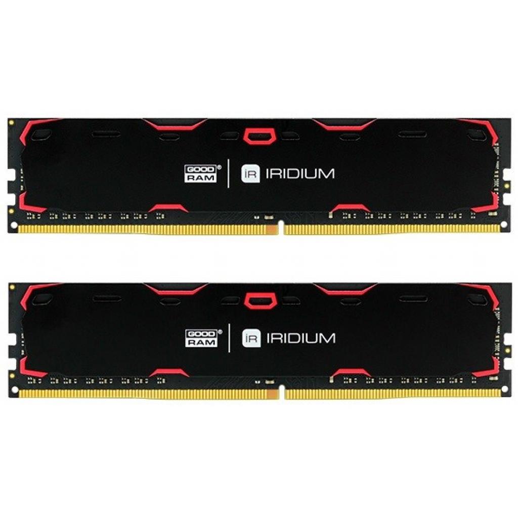 

Модуль пам&яті для комп&ютера DDR4 16GB (2x8GB) 2400 MHz Iridium Black GOODRAM (IR-2400D464L15S/16GDC)