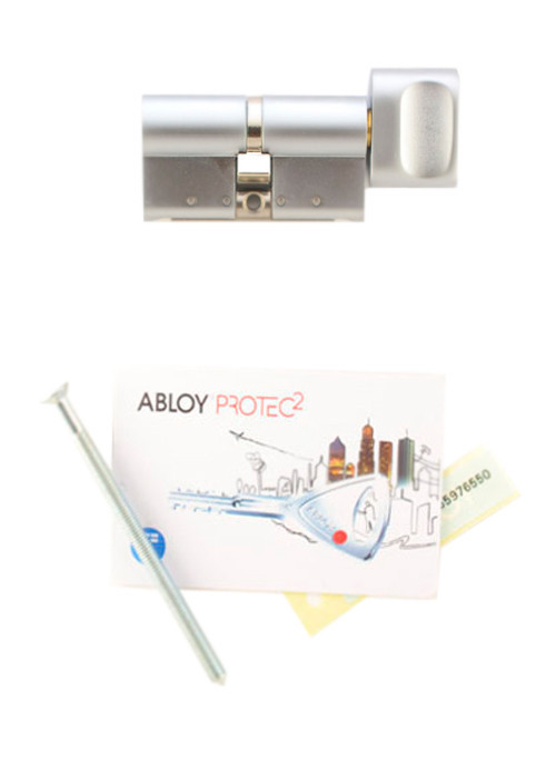 

Цилиндр Abloy Protec2 92 мм (61х31Т) ключ/тумблер матовый хром
