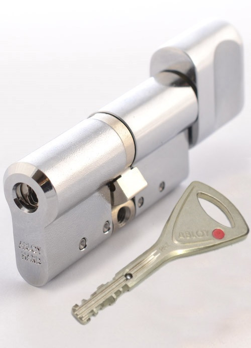 

Цилиндр Abloy Protec2 HARD 88 мм (47х41T) ключ/тумблер матовый хром