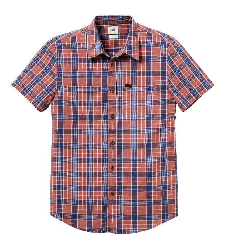 

Рубашка Lee Worker Shirt Красный, синий, белый S-00