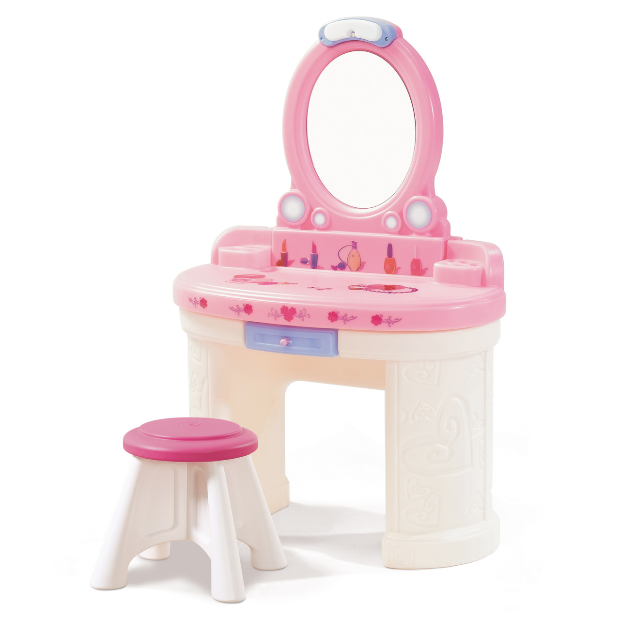 

ТУАЛЕТНЫЙ СТОЛИК ДЛЯ ДЕВОЧЕК FANTASY VANITY 104х71х36 см (ПФ-17350)