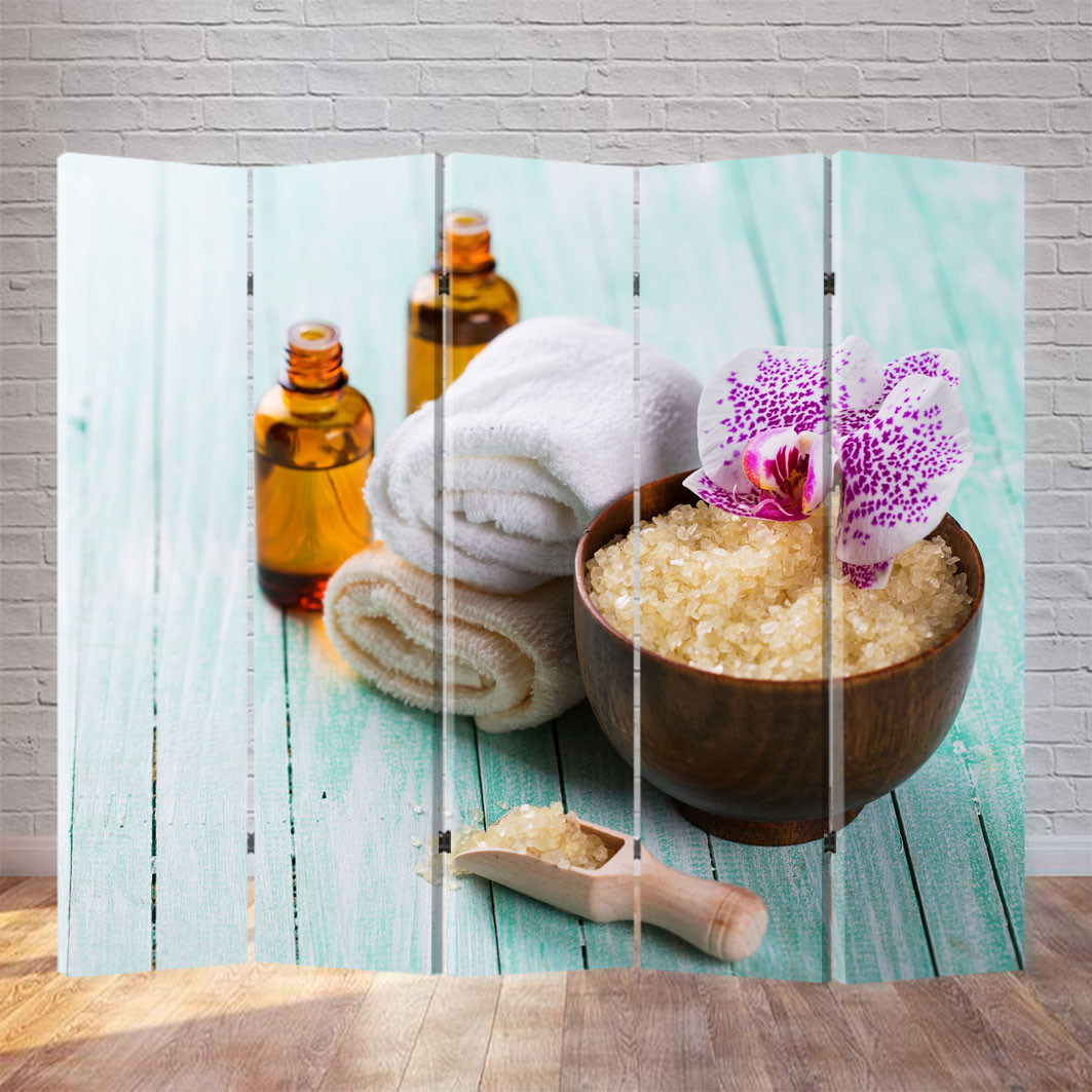 

Ширма для спа-салона FineDecor "Релакс" 200x180 см 254b