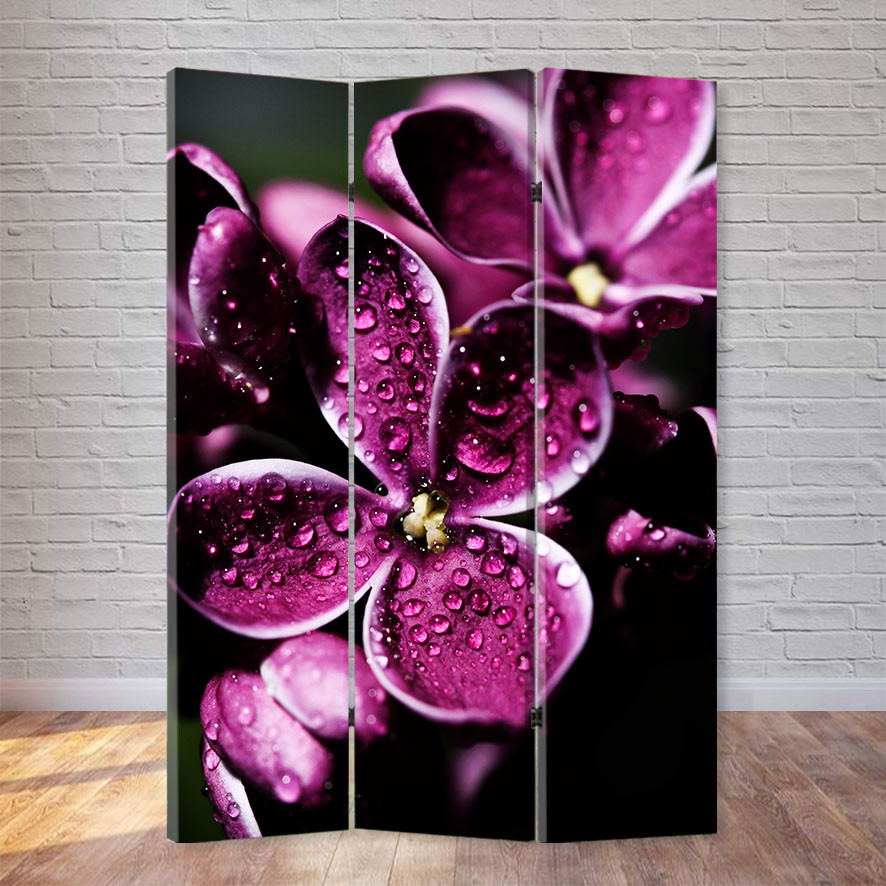 

Ширма декоративная FineDecor "Цветок сирени" 120х180 см 116