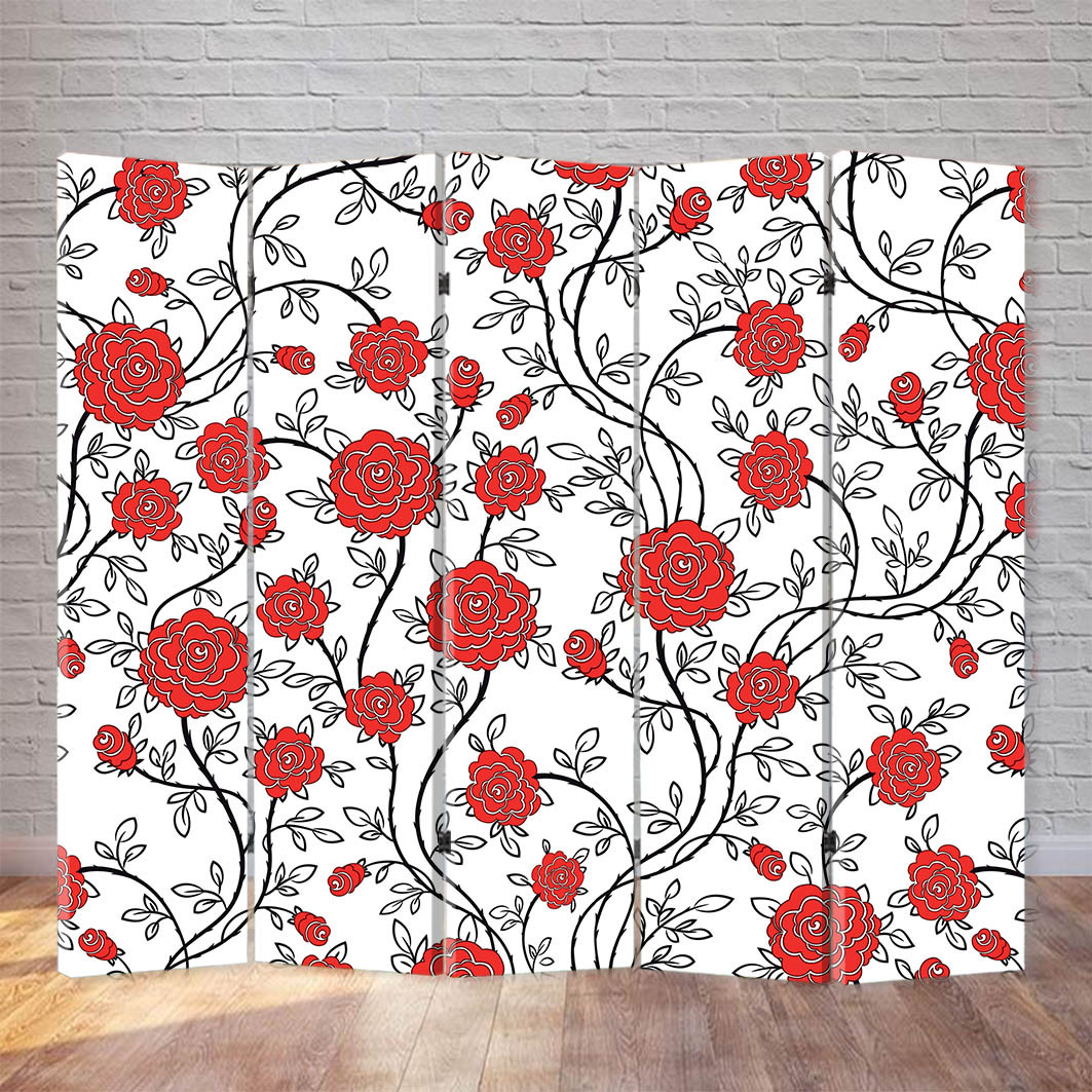 

Ширма декоративная FineDecor "Розы" 200x180 см 157b