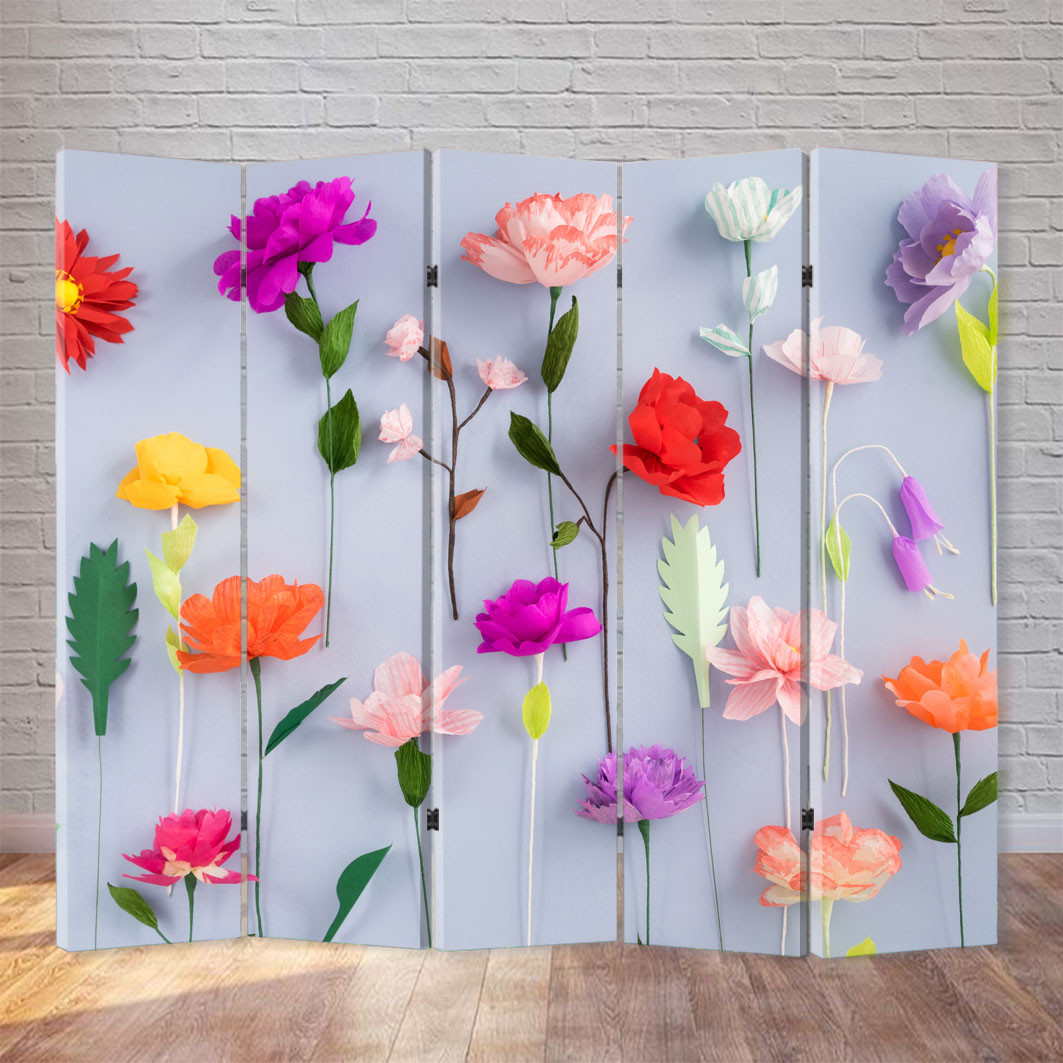 

Ширма декоративная FineDecor "Цветы" 200x180 см 241b