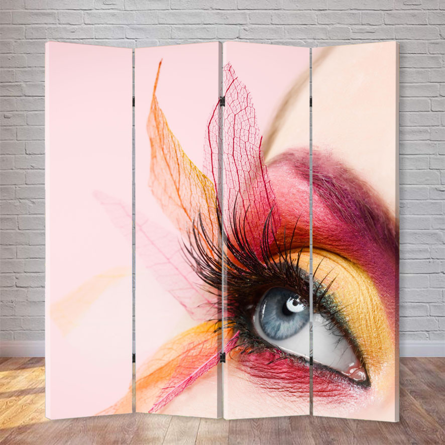 

Ширма декоративная FineDecor "Яркие ресницы" 160x180 см 198a