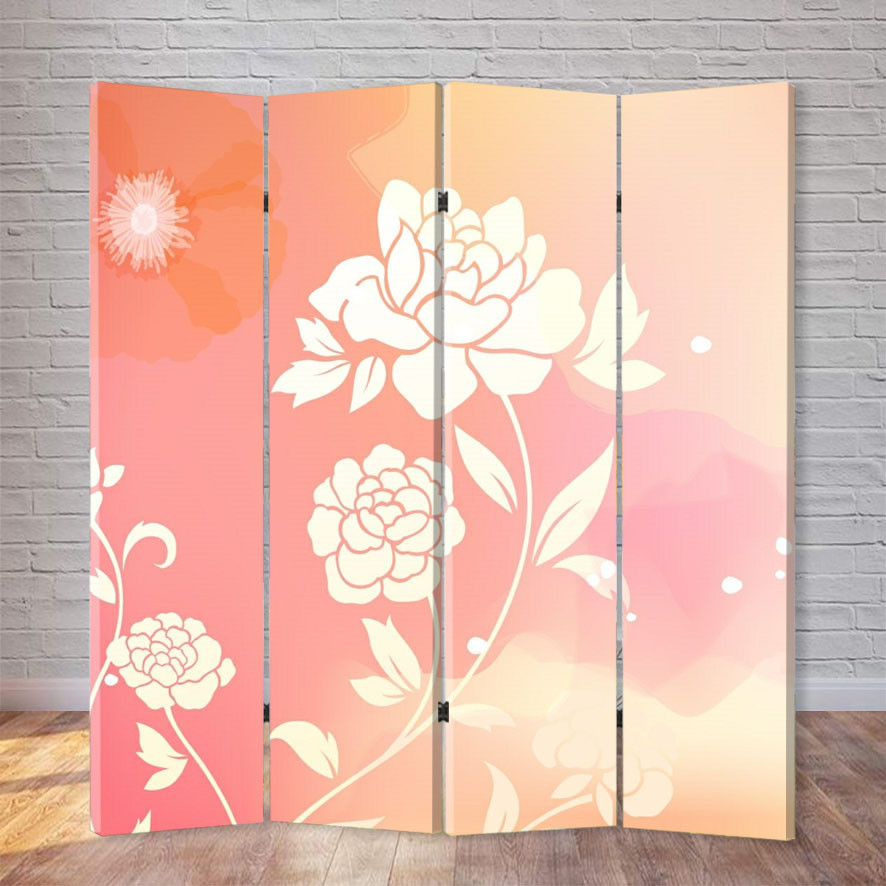 

Ширма декоративная FineDecor "Нежный цветочный узор" 160x180 см 219a