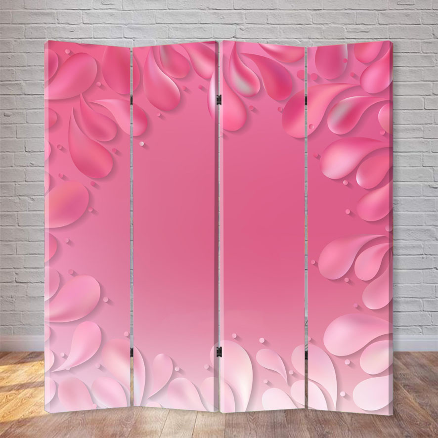 

Ширма декоративная FineDecor "Розовые лепестки" 160x180 см 200a