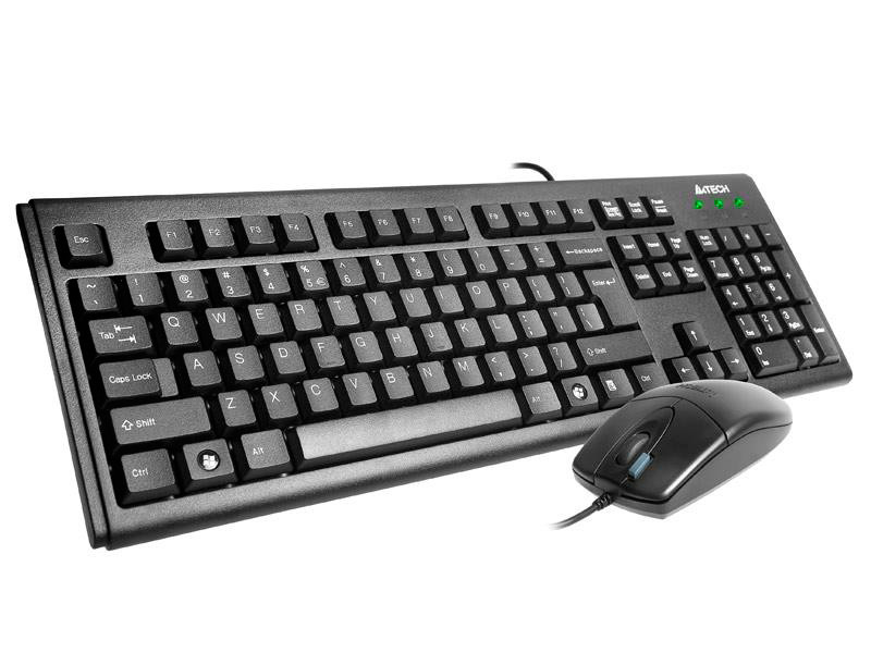 

Комплект (клавиатура + мишь) A4Tech KM-72620D USB Black (141986)