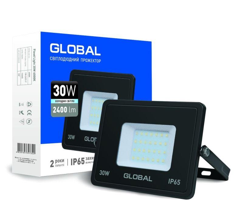 

Прожектор Global LED SPN 30W Black (160720)