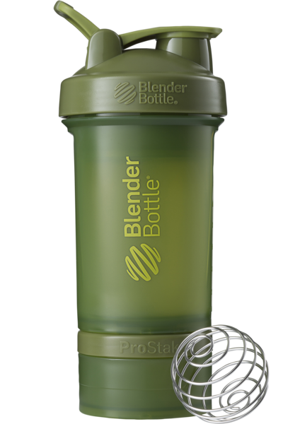 

Шейкер спортивный Blender Bottle ProStak 650 ml с 2-мя контейнерами Moss Green