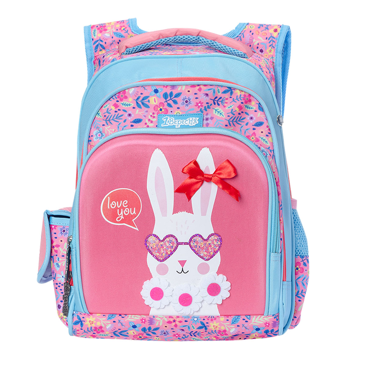 

Рюкзак школьный 1 Вересня S-43 Happy bunny 39 x 29 x 16 см