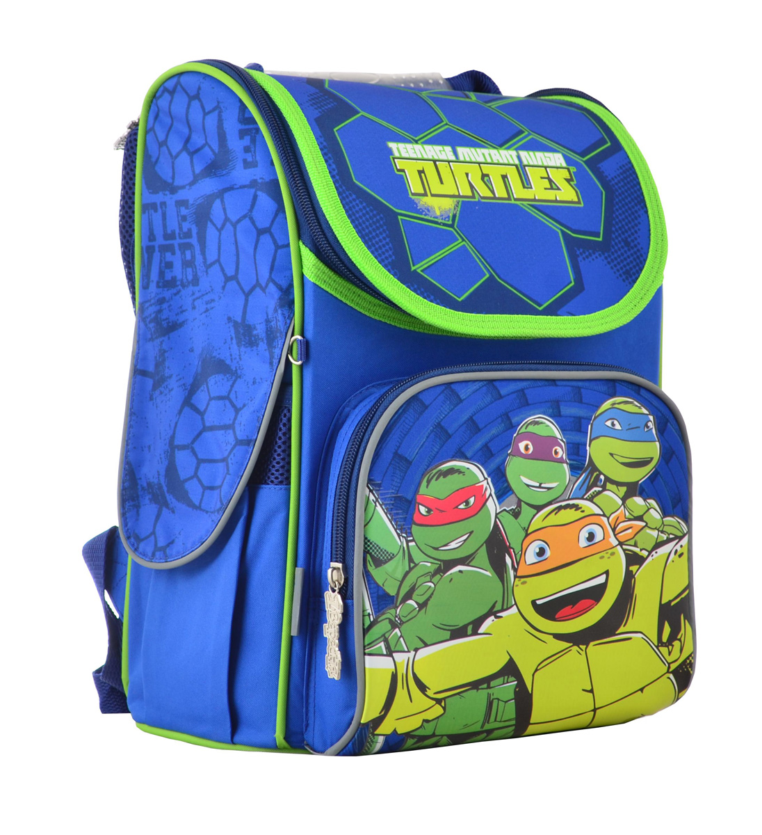 

Рюкзак школьный каркасный 1 Вересня H-11 Turtles 33.5 x 26 x 13.5 см Синий