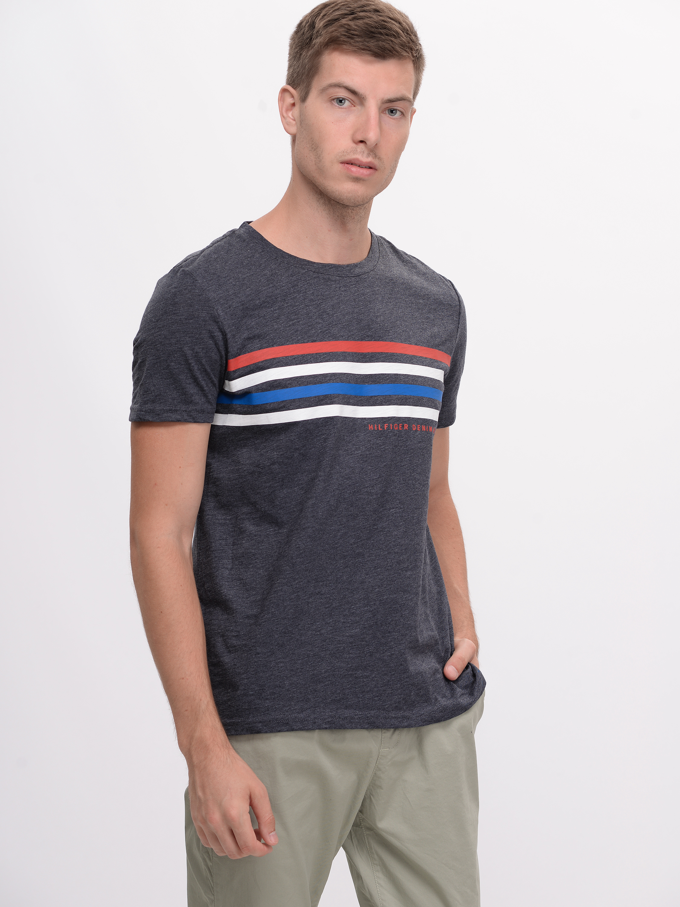 

Футболка Tommy Hilfiger 9516.1 S (44) Темно-серая