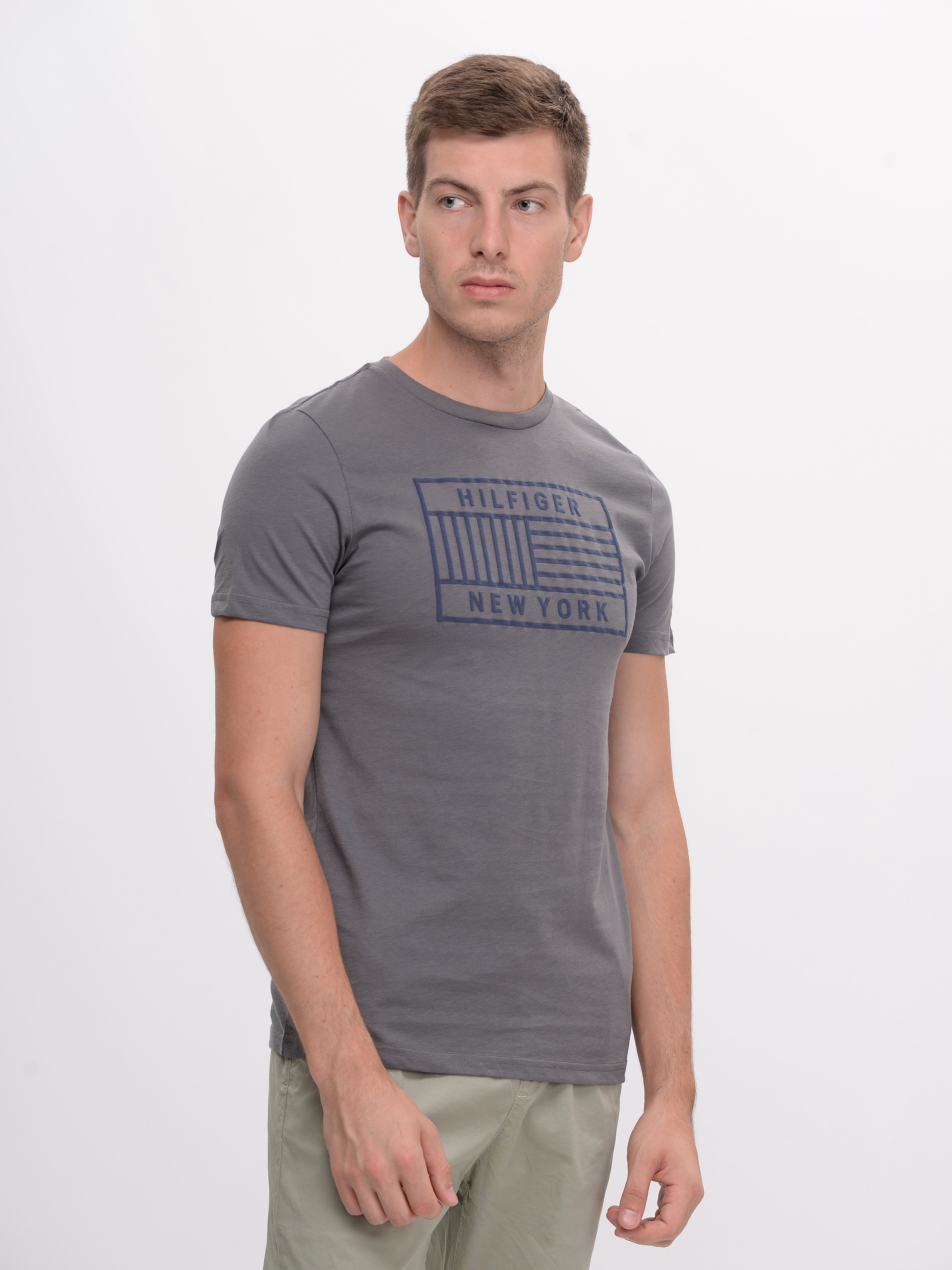 

Футболка Tommy Hilfiger 9515.1 XXL (52) Темно-серая