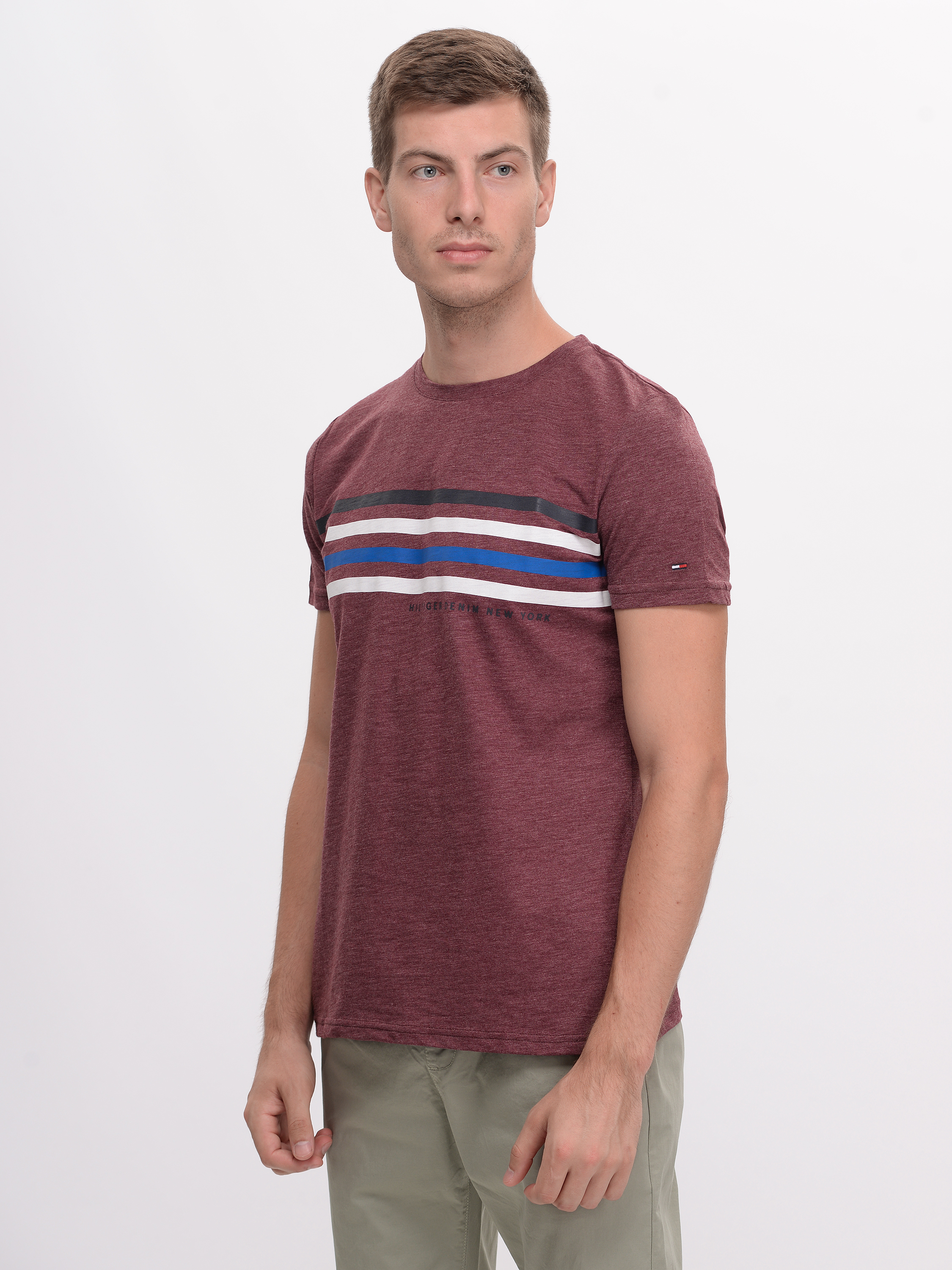 

Футболка Tommy Hilfiger 9516.2 XXL (52) Бордовая