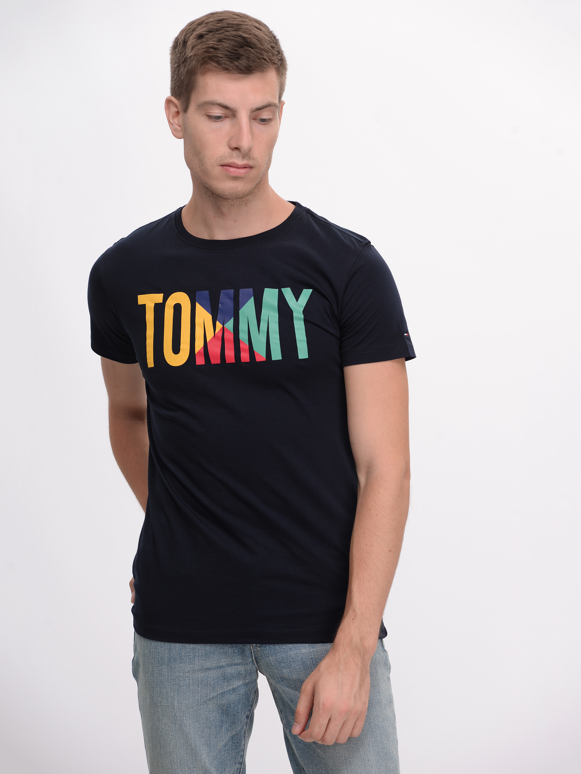 

Футболка Tommy Hilfiger 9735.4 M (46) Темно-синяя