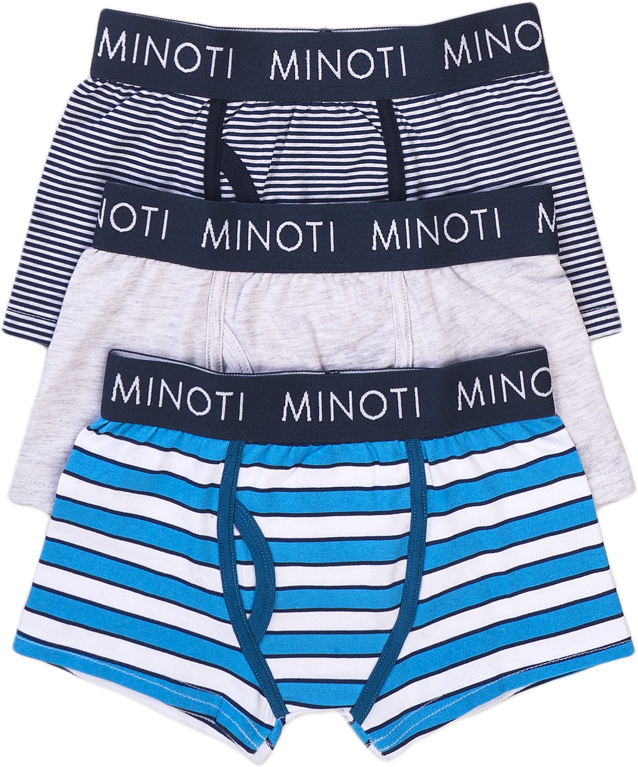 

Трусы-шорты Minoti 5B Brief 4 17488 116-122 см 3 шт Серые