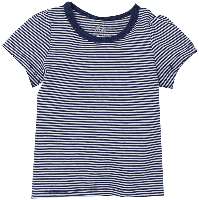 

Футболка H&M 5975617 68 см Синяя в полоску