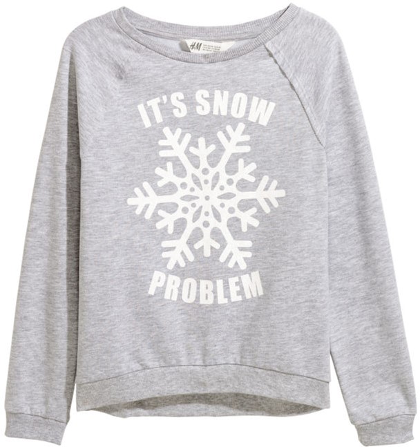 

Свитшот H&M 5076766 146-152 см NY Светло-серый