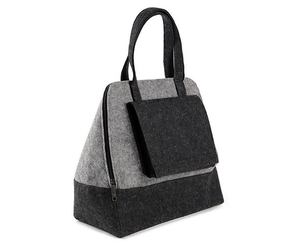 

Сумка FeltFabricDesign из войлока серая ВМ28-2