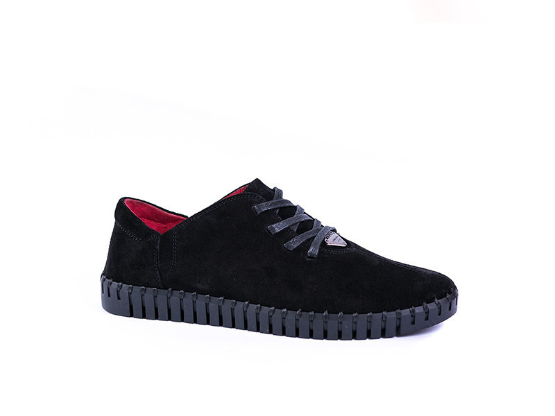 

Мокасини замшеві Prime Shoes S77 45 чорні
