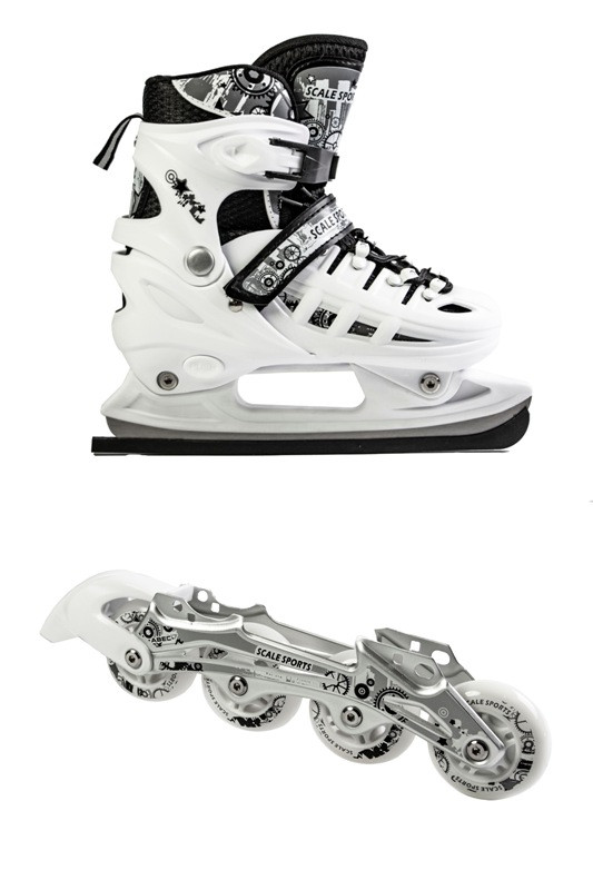 

Ролики-коньки Scale Sport White (2в1) 29-33