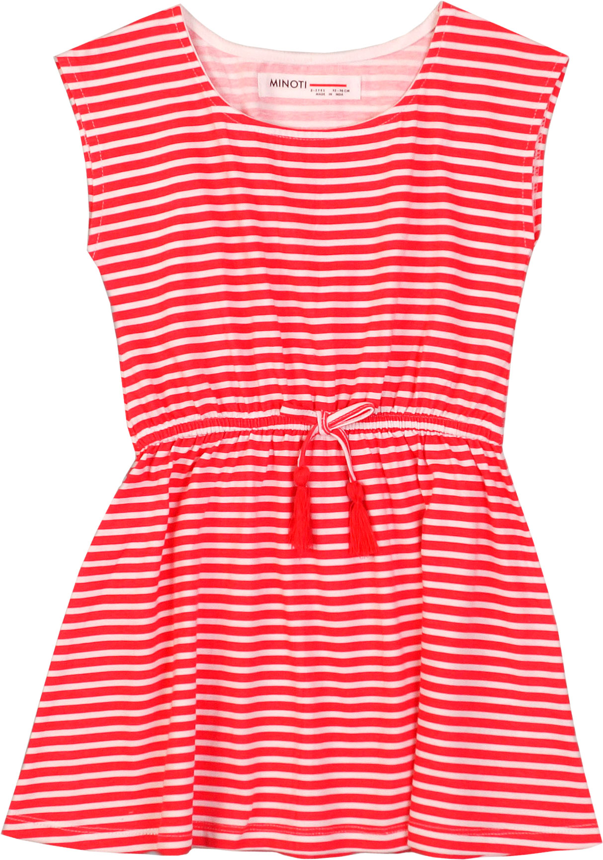 

Платье Minoti Tg Basicdress 8 8770 74-80 см Красно-белое
