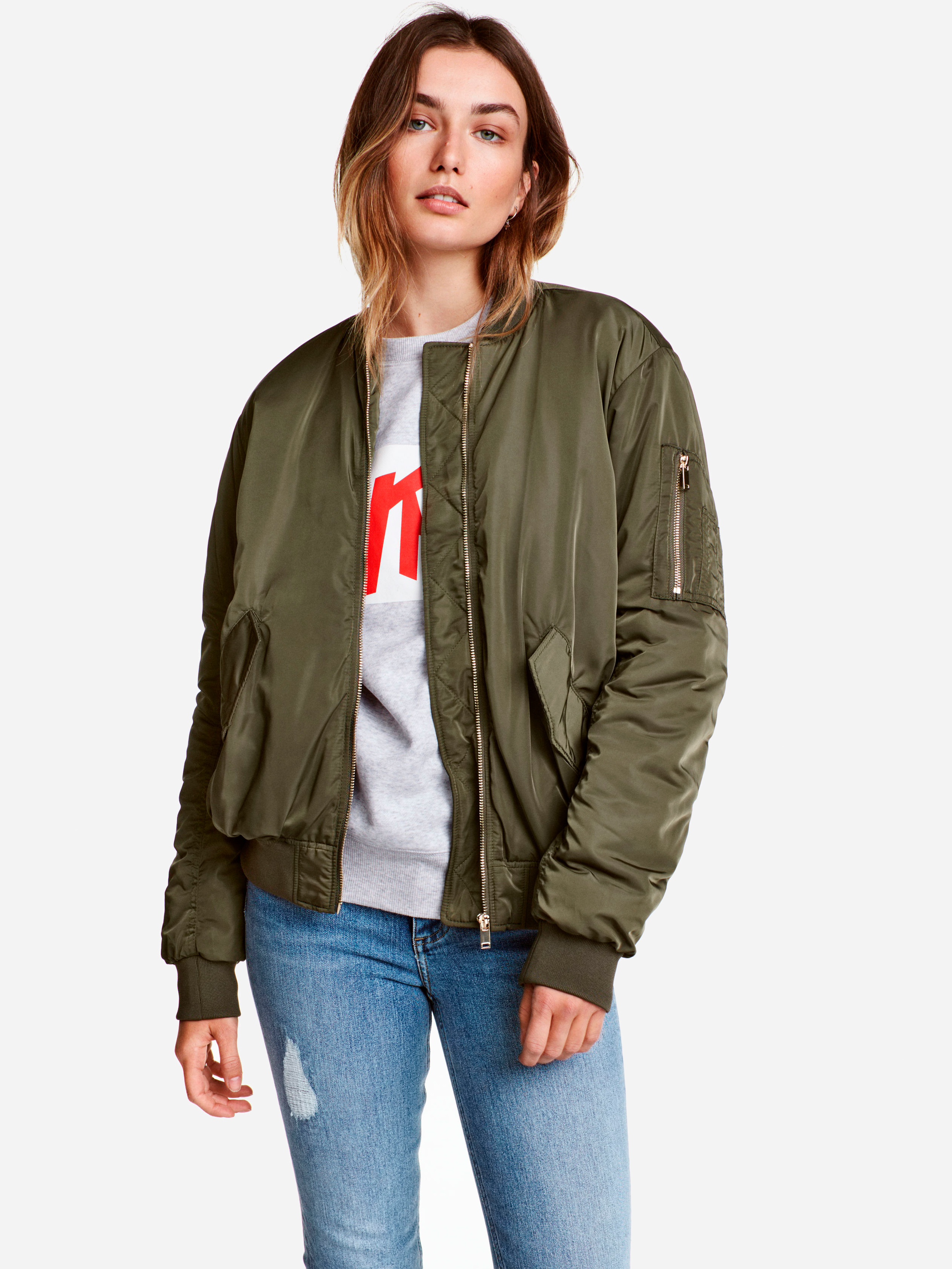

Бомбер H&M XAZ149740MXCN  Темно-зеленый, Бомбер H&M XAZ149740MXCN 38 Темно-зеленый